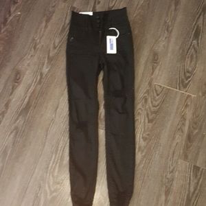 Black Ultra high rise jeans